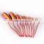 2016 newest fashionable mermaid makeup cosmetic brush set girl make up wholesale