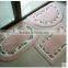 Good color bathroom doormats 3 in 1 with non-slip backing