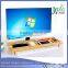 Home Basics Slot foldable computer and telephone desk organizer Bamboo office Desk Organizer