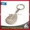 OEM personalized zinc alloy 3D embossed keyring