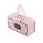 Custom logo cardboard folding box with handle