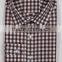 New brown casual style mens custom dress shirts 2016