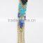 Newest Gold multiraw Mix -color Seedbead Necklace Triple pendant necklace 2016 fashion style wholesale