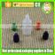 PE E juice e liquid empty bottles with childproof cap and thin dropper