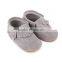 Wholesale Handmade Genuine Leather Soft Sole Baby Shoes Moccasins