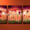 Multi-panel acrylic wall art wall art flower acrylic painting