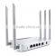 Afoundry Wireless Router Fastest High Speed WIFI Router 5x5dBi Antenna Metal Computer Router 2.4GHz 300Mbps Home Network Router