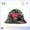 100% Polyester Promotion Popular Custom Printed Floral Bucket Hats