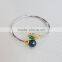 Fashion design elastic mother of pearl bracelets for lady