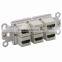 6 Ports HDMI female to female Inner face plate wall plate