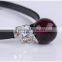 Wholesale Leather Choker Necklace Lampwork Murano Essential Oil Bottle Pendants For Women