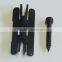 Black WPC Accessories Floor Clip Natural Feel with CE ISO SGS Images