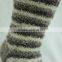 women strippe fluzzy socks microfiber comfortable fashional socks