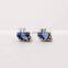 925 sterling solid silver water drop blue white green and champagne zircon earrings fashion women earrings jewelry 6790198
