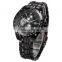 CURREN Black Men's Stainless Steel Analog Date Sport Quartz Watch