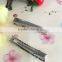 Rectangular Alligator Hair Clips Single Prong w/ Teeth girl barrette snap toddler