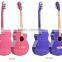 39 inch Caravan music Chinese plywood guitar colorful guitar HS3912