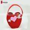 Cheaper and red non-woven cookies bags
