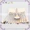 Popular brush set for makeup 18pcs synthetic makeup brush set with makeup bag