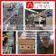 Best price wood chip block extruding machine/wood tray feet making machine