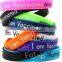 Colorful rubber band cheap for promotion use, custom engraved silicone bracelets with custom design logo