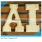 pine wood letters/alphabet/wood craft