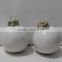 High quality custom decorative white ceramic balls