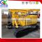 Corrugated sheet piling machine rotary drilling rig