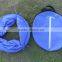 hot selling Pet Products Blue 190T Polyester with 6pcs steel sticks dog Training Tunnel