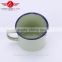 yiwu hot sale cheap bulk useful steel enamel coffee mug porcelain mug
