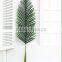 mini green plastic artificial palm leaves