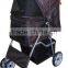 Pet Travel Stroller Pushchair Pram Jogger Buggy Swivel Wheels. H0116