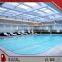 Granite grey swimming pool edge for indoor