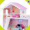 2017 New Design Girls Miniature Toys Wooden Doll House Kits W06A083