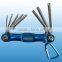 7pcs folding hex key wrench set HK022