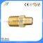 brass bsp to npt thread hydraulic pipe adapter