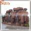 Can be customized fountain garden decorative landscape stone waterfall solar fountain for sale