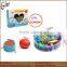 Painted children wooden cube beads