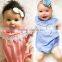 2017 Newborn Toddler Infant one-piece jumpsuit Bodysuit Lace romper Outfit