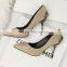 HFR-JS14034 Spanish Leather Women Stylish High Heel Shoes