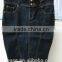 New Desigh Women Jean Skirt,Knee Length Women Denim Skirts,Blue Jean Skirt with Button Girl Denim Skirts