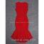 New Fashion Dress Design Elegant Ladies Red Mermaid Evening Dress