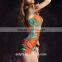 European gorgeous female boxer conservative stamp spa one-piece swimsuit