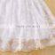 Top Quality Flutter Sleeve Flower Baby Lace Dress Girls Maxi M6102001