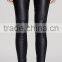 Hot SellingTextured Jersey Faux Leather Leggings for lady