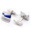 2015 Fashion Silver Cuff links Men's Cufflinks French Shirt Accessories cats eyes