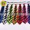 Striped party favor mens zip skinny ties