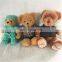 Wholesale Cheap Custom LOGO Stuffed Soft Toy Plush Uniform Teddy Bear