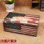 hot sale leather fancy tissue box PU cheap napkin box