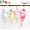 Christmas LED Bright Decorations Holiday Gifts Lights Dolls Snowman Sticks Toys for Children